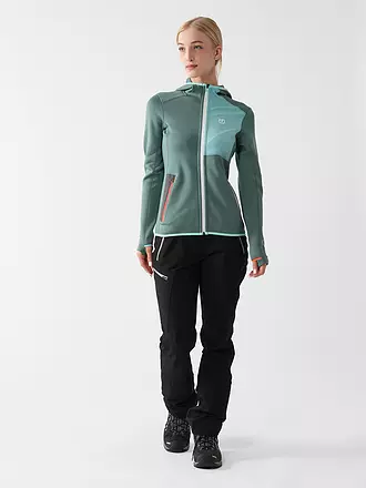ORTOVOX | Veste à capuche en polaire pour femmes | mint